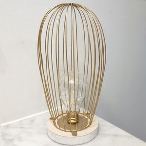 Primark Metal Bird Cage Battery Operated Lamp Fairy Lights